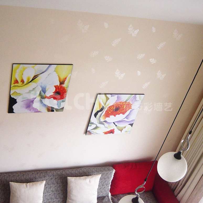 壁紙效果沙發背景